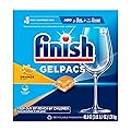 Finish Gelpacs Dishwasher Detergent, Orange Scent, 84 Count