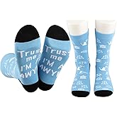 GJTIM Lawyer Gift Socks (Trust Me I'm A Lawyer) - Unisex, One Size, I'm A Lawyer, Cotton, Tube Socks, Casual, Novelty, 1 Count