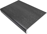 Eurocell 200mm Grey UPVC Window Board Cover Cill Capping 1.25m Long 9mm Thick view 1