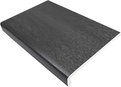 Eurocell 200mm Grey UPVC Window Board Cover Cill Capping 1.25m Long 9mm Thick