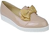BeMeesh Womens Ladies Flat Chunky Sole Dolly Shoes Creeper Bow Loafers