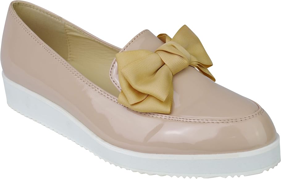 womens bow loafers