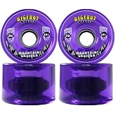 TGM Skateboards Bigfoot Longboard Wheels 76MM 80A SHR Mountain Cruisers Translucent Purple