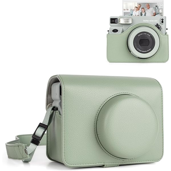 MUZIRI KINOKOO Schutzhülle Für Instax Wide & Lomo Instant Kameras – Hartschalen-Etui Mit Schultergurt, Schwarz