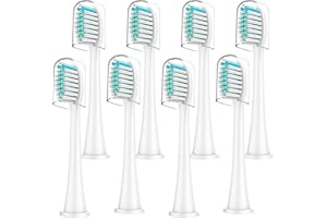 OddeKey 8Pcs Toothbrush Head Compatible with Philips Sonicare, C1 Replacement Brush Heads for Philips Sonicare 4100, 3100, 21