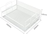 EasyPAG 2 Tier A4 Mesh In Trays Desk Tidy White 34x24.5x13.5 cm view 3