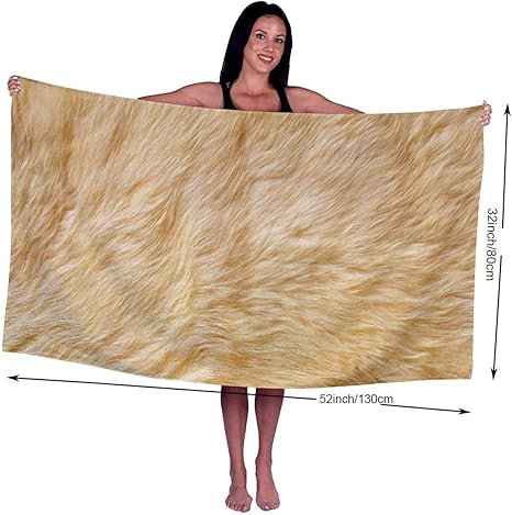 Amazon バスタオル 白狐 マイクロファイバークロス 特大きい ビーチタオル ふわふわ 肌触り抜群 厚手 抗菌 スイム ビーチマット 吸水 速乾 家庭用 業務用 130 80 Cm バスタオル ホーム キッチン オンライン通販