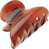 France Luxe French Hair Clip for Thin or Short Hair, Mini Couture Claw Clip for Women, Strong No Slip Hold, Gentle Grip, Lightweight, Tortoise