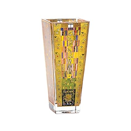 Gustav Klimt Stoclet Fries 25cm Glass Vase Amazon Co Uk Kitchen