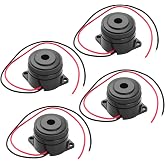 Active Electronic Buzzer Alarm Sounder Continuous 90dB Beep Speaker DC12V 4Pcs