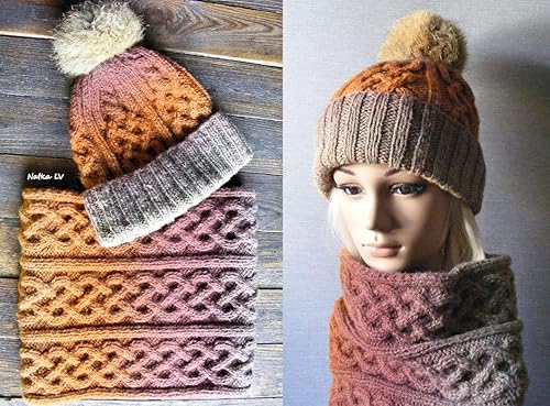 wool scarf hat