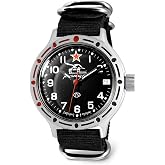 VOSTOK | Men&rsquo;s Tank Commander Russian Amphibian Automatic Self-Winding Military Style Watch | WR 200 m | Model 420306 Amfibia