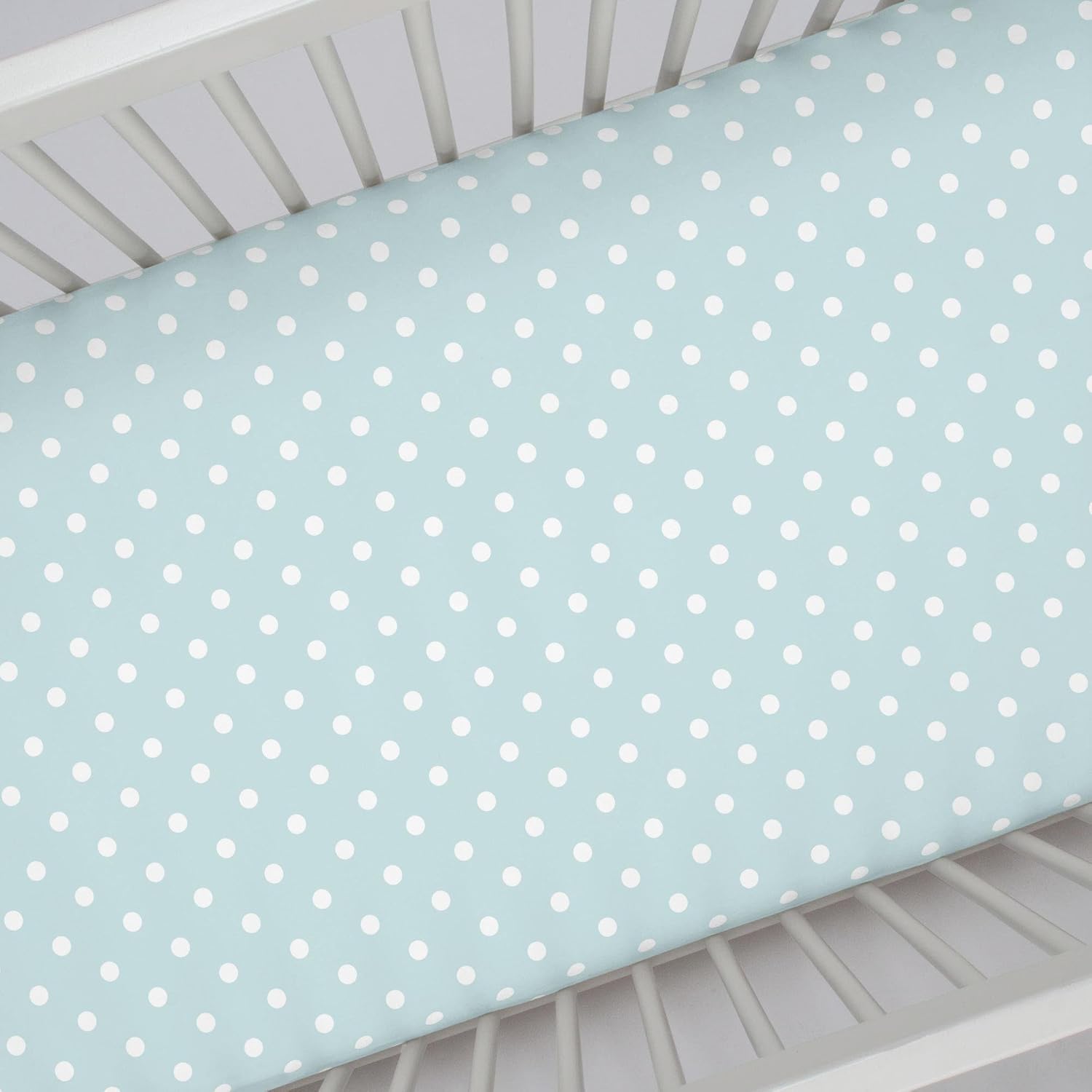 polka dot cot sheet