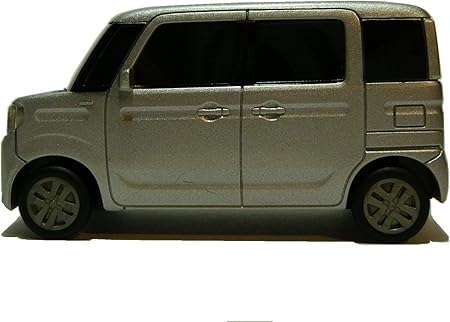 Amazon Suzuki スズキ 新型 スペーシア プルバックカー ミニカー 色見本 カラーサンプル シルキーシルバーメタリック ミニカー ダイキャストカー おもちゃ