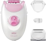 Braun Silk-épil 3 Corded Epilator Hair Removal with Shaver Head Pink 3-031 view 2