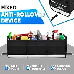 Simniam Large Car Trunk Organizer - with 5
