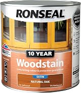 Ronseal 10 Year Woodstain Natural Oak 2.5L view 3