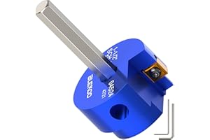 BLEKOO PVC Pipe Reamer 1-1/2 Inch, PVC Socket Saver, Fit Into Standard 1/2" Drills