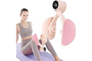 JHYSHAN Thigh Exerciser with 3 Levels Resistance Adjustable,Thigh Workout Equipment,Kegel Exercise,Inner Thigh Exerciser,Thigh Slimmer,Thigh & Hip Strengtheners