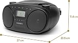 Roberts ZOOMBOXFM AM FM CD Boombox with Bluetooth Black view 2
