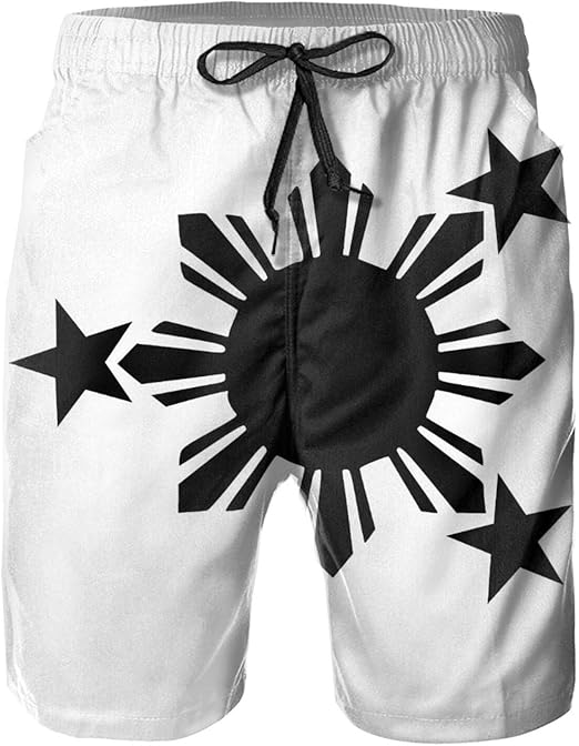 wl1115bfpr Philippine Flag (1) Men's Swim Trunks with