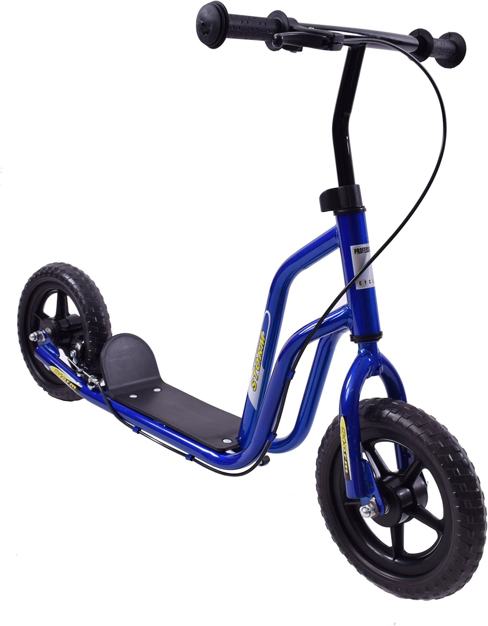 Professional Storm 10" Mag Large Wheel Kids Boys Push Kick Ride On Scooter Blue 3 + Years