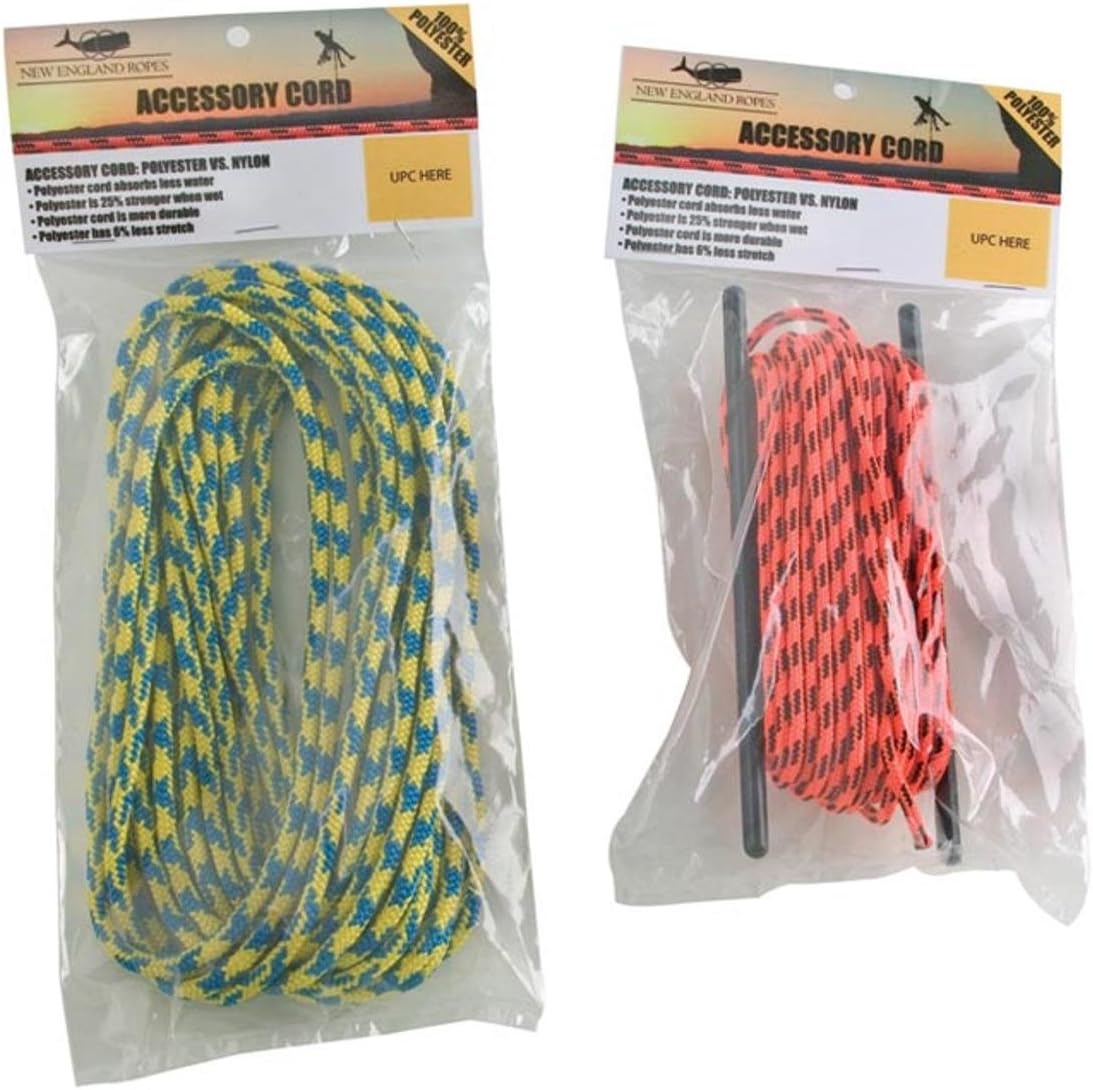 Maxim Polyester Accessory Cord, Blue - Green - 20 Individual Packages, Diameter: 7 mm, Length: 30 ft (C3832-07-MASTPACK) : Climbing Utility Cord : Sports & Outdoors