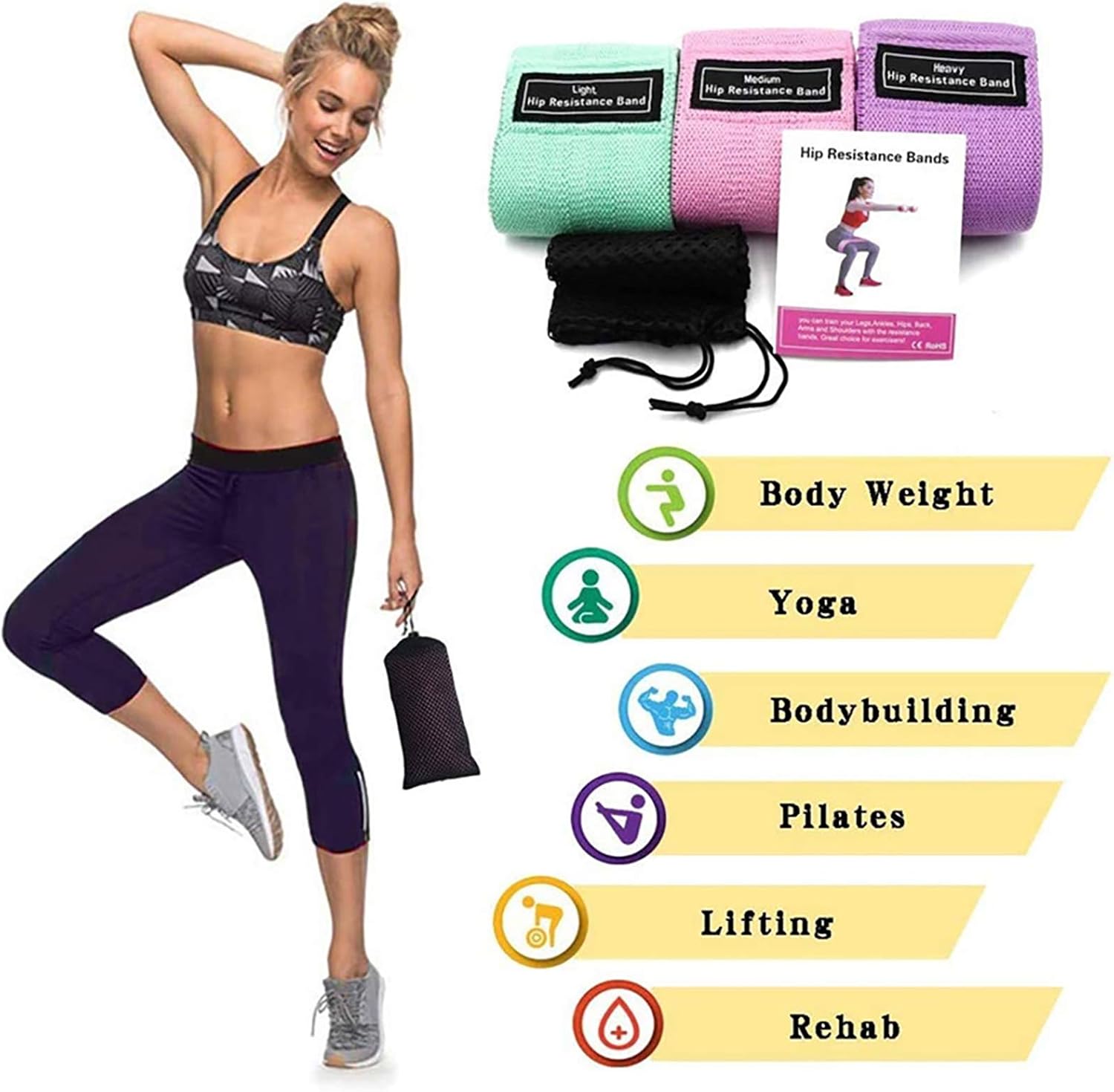 DOREEM Resistance Bands Set Women - Image 3