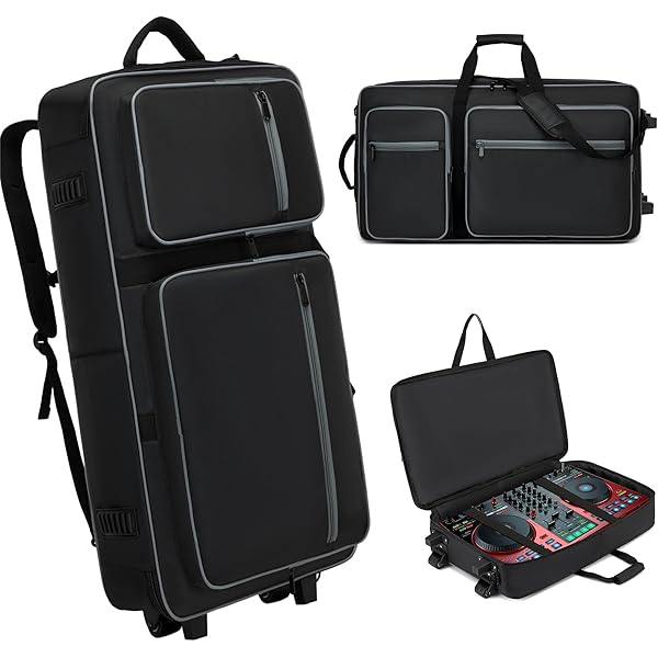 K*i様 DJ SET Amazon.com: Aleemin DJ Controller Soft Case with Wheels Compatible