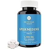 Neurogan Spermidine Supplement - 1200mg - 99% Pure 100x More Potent Than Rice & Wheat Germ Extract - for Cellular Health, Ant