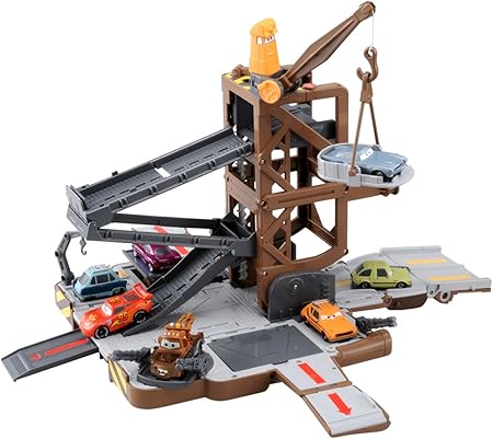 Amazon ディズニー カーズ トミカ 基地に変身 メーター ミニカー ダイキャストカー おもちゃ