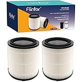 Flintar Replacement Filter, Compatible with SilverOnyx 5-Speed Air Purifier KJ150F-C02, 3-in-1 H13 Grade Filtration, For Large Room 500 sq ft, 2-Pack