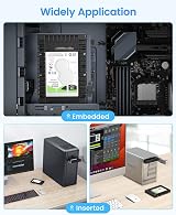5 Packs ORICO 2.5 to 3.5 SSD HDD Drive Bay Adapter SATA III Caddy Bracket Tray view 6