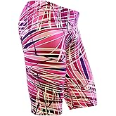 Adoretex Boy's/Men's Printed Pro Athletic Jammer Swimsuit Swim Shorts