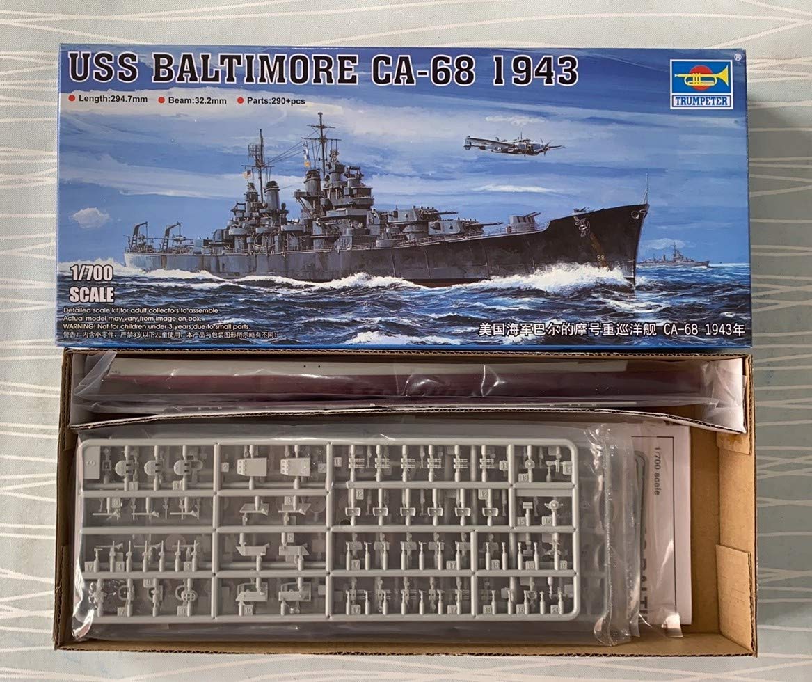 Trumpeter 1:700 - USS Baltimore CA-68 (1943)