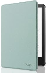 CoBak 6.8 Inch Kindle Paperwhite Case PU Leather Smart Cover Agave Green view 1