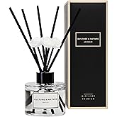 CULTURE & NATURE Reed Diffuser Set 4oz (120ml) Vanilla Scented Diffuser with Sticks Home Fragrance Reed Diffuser for Bathroom Shelf Decor