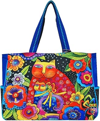 laurel burch large tote bag