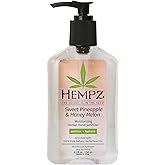 Hempz Sweet Pineapple & Honey Melon Moisturizing Herbal Hand Sanitizer, 8.5 Fl Oz