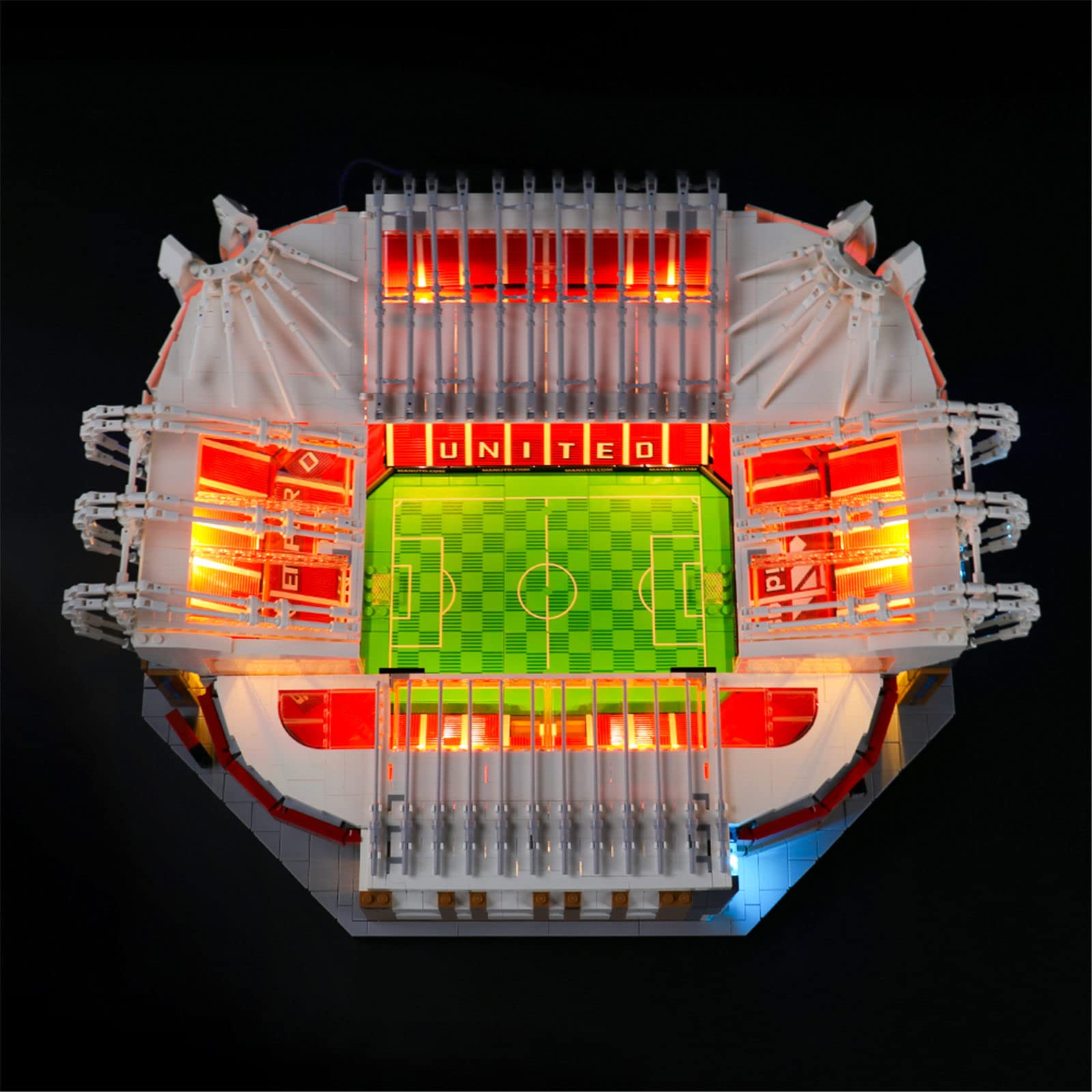 MENZAVA LED Light Set Compatible with LEGO 10272 Old Trafford - Manchester United CREATOR Expert Building Blocks Model - Model Set NOT Included