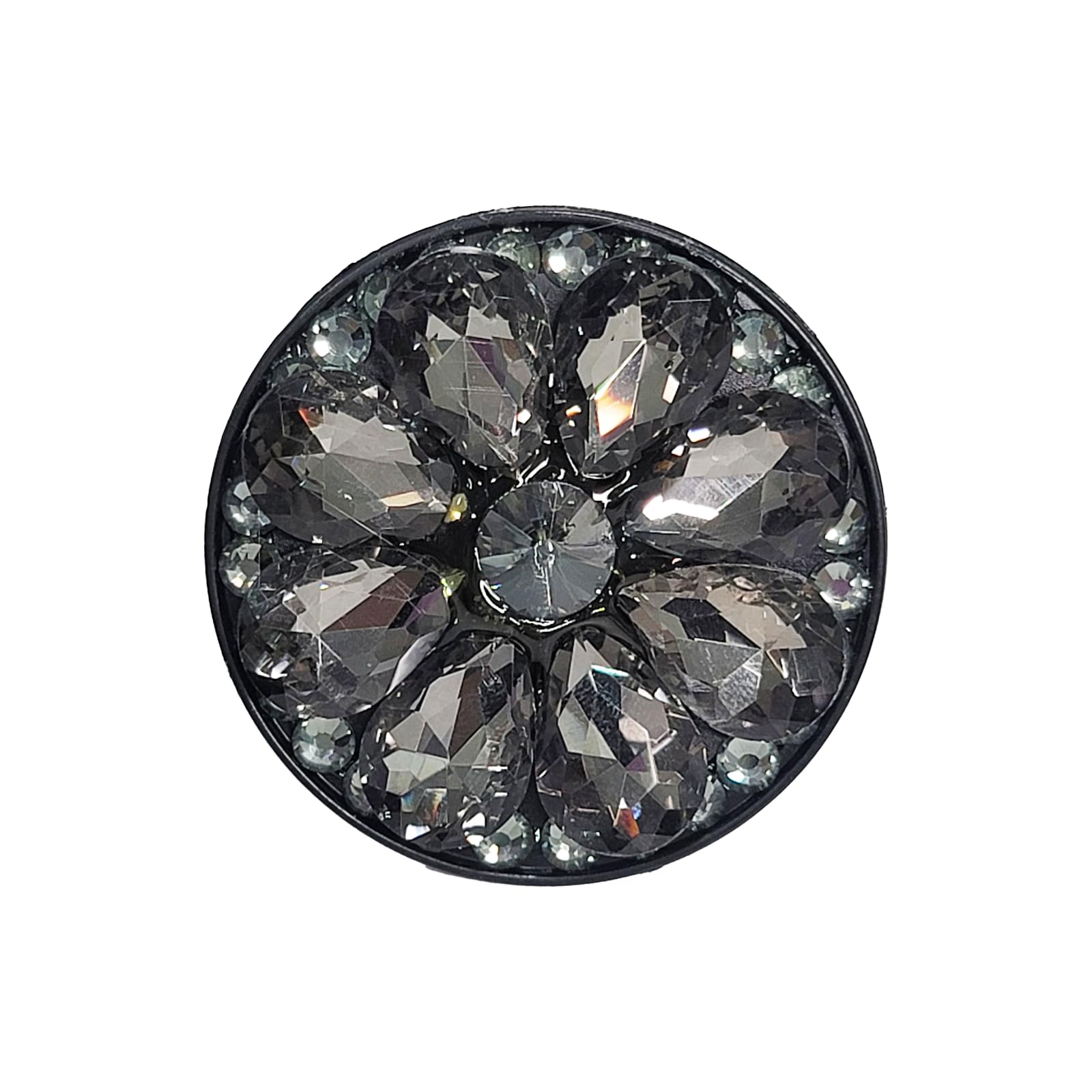 Photo 1 of Handmade Jewelry Talk, Twinkle Finger Kickstand, Foldable Multifunctional Cell Phone Grip and Holder, Suitable for Cell Phones and Tablets (Black)