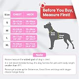 Belababy Dog Harness Front Clip No Pull Adjustable Reflective Pink S view 2