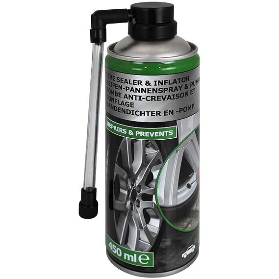 TW24 Reifen Pannenspray 450 ml für Auto oder Motorrad Reifendichtmittel Pannenhilfe Spray Reifendichtspray