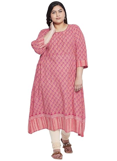 Women's Cotton a-line Kurta