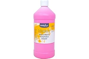 Handy Art Little Masters Washable Tempera Paint, Pink, 32 oz.