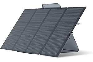 EF ECOFLOW 400W Portable Solar Panel, Foldable & Durable, Complete with an Adjustable Kickstand Case, Waterproof IP68 for Outdoor Adventures