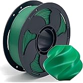 600mm/s Christmas Green PLA Basic Filament 1.75mm 3D Printer Filament, Beginner Friendly High Speed 3D Printing PLA Filament 1kg (2.2lbs) Spool