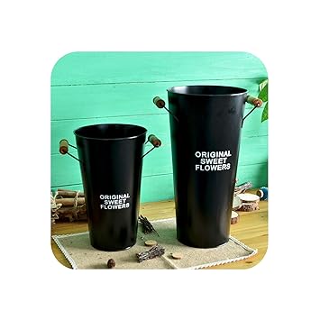 Amazon Com Small Metal Buckets Planters Flower Decorative Vases