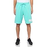 PUMA Men's Size Logo Fleece 10" Shorts (Available in Big & Tall), Aquatic SS25