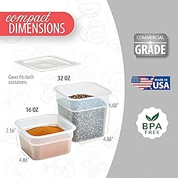 Cambro Food Storage Storage Containers with Lids